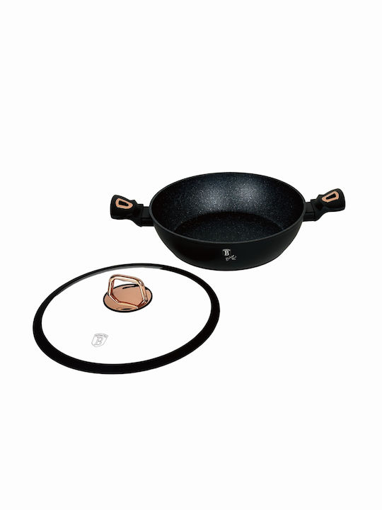 Berlinger Haus Black Rose Collection Ρηχή Κατσαρόλα από Αλουμίνιο 3.8lt / 28cm