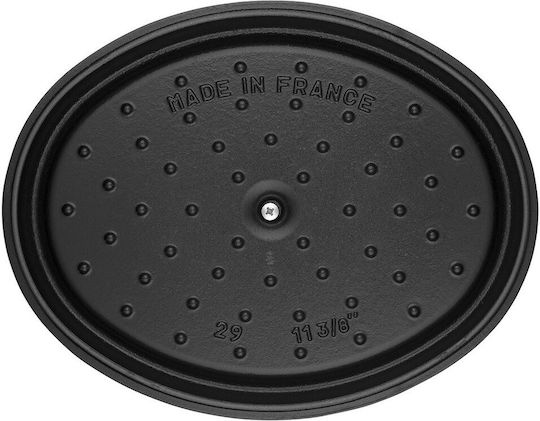 Staub Oval Cocotte Dutch Oven Oval Cast Iron 33x33cm 1pcs