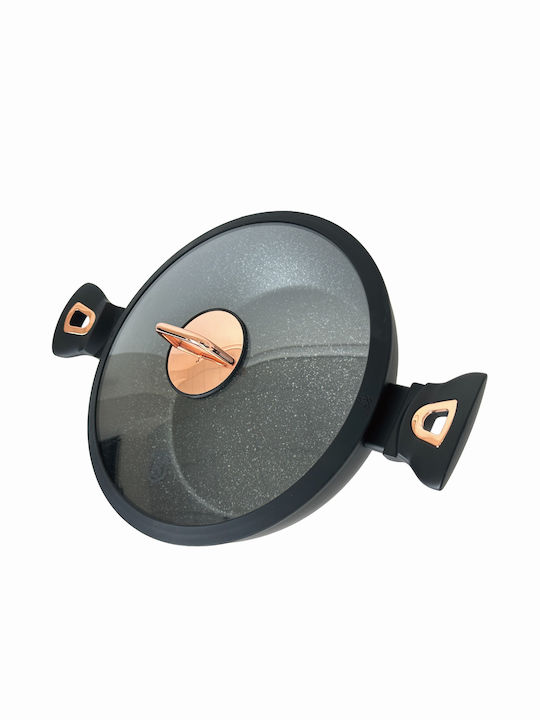 Berlinger Haus Black Rose Collection Ρηχή Κατσαρόλα από Αλουμίνιο 3.8lt / 28cm