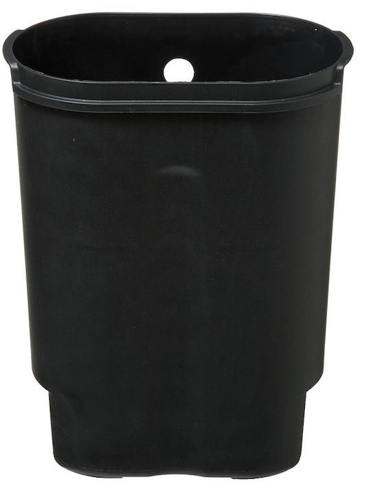 5Five Μεταλλικό Καλαθάκι Μπάνιου Soft Close 6lt Μαύρο