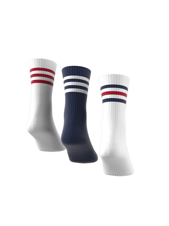 adidas 3s C Spw Crw Athletic Socks White 3 Pairs