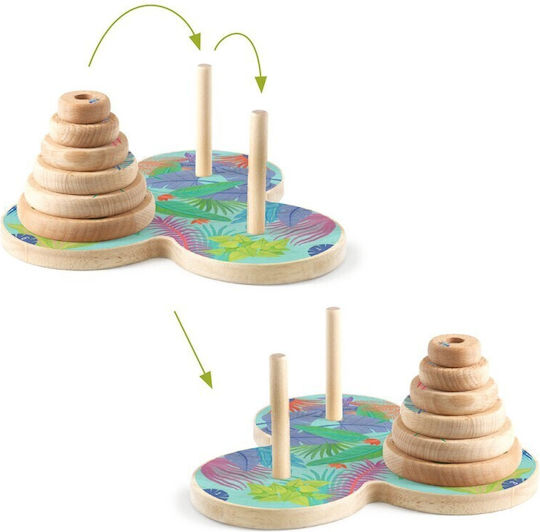 Djeco The Tower of Open Riddle Wooden Puzzle for 6+ Years