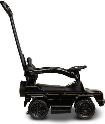 Caretero Mercedes G350 D Baby Lauflernhilfe Ride On mit Elterngriff Schwarz