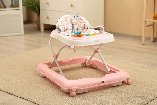 Caretero Baby Walker with Music Pink