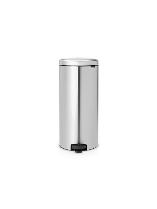 Brabantia Waste Bin Waste made of Stainless Steel with Pedal Silver 30lt 1pcs