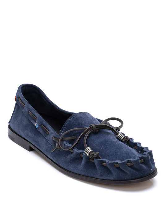 HENDERSON MANUAL MOCASINS - Blue RIO/ZAFFIRO