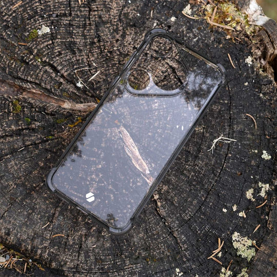 Spacecase Anti-shock Back Cover Silicone 1mm with Strap Transparent (Huawei Pura 70 Pro)