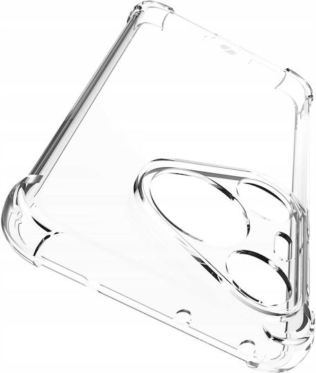 Spacecase Anti-shock Back Cover Silicone 1mm with Strap Transparent (Huawei Pura 70 Pro)