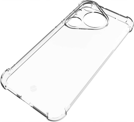 Spacecase Anti-shock Back Cover Silicone 1mm with Strap Transparent (Huawei Pura 70 Pro)
