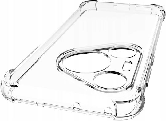 Spacecase Anti-shock Back Cover Silicone 1mm with Strap Transparent (Huawei Pura 70 Pro)