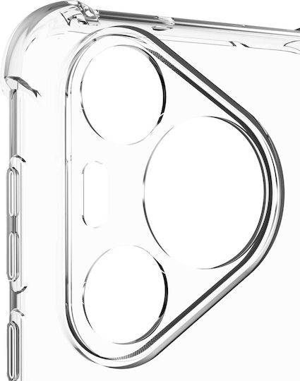 Spacecase Anti-shock Back Cover Silicone 1mm with Strap Transparent (Huawei Pura 70 Pro)