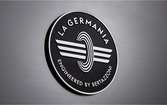 La Germania Κουζίνα Υγραερίου 60lt με Εστίες Υγραερίου Π59.5εκ. Inox