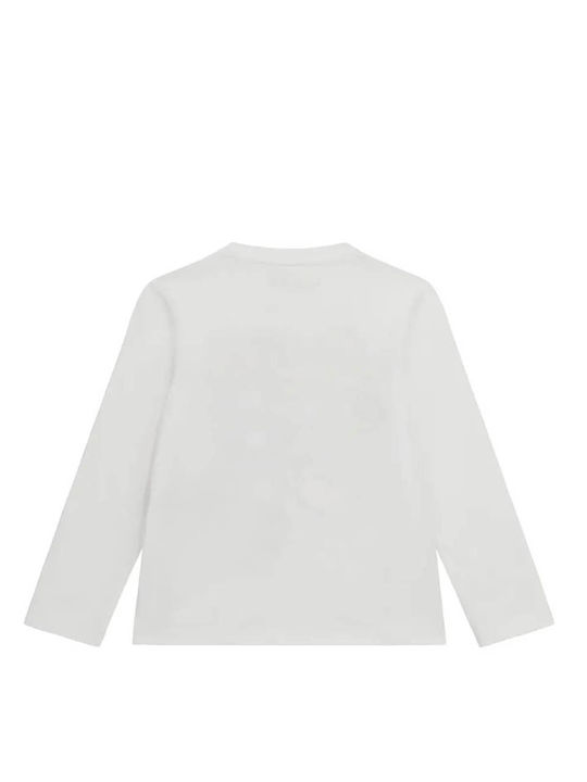 Guess Kids Blouse Long Sleeve White