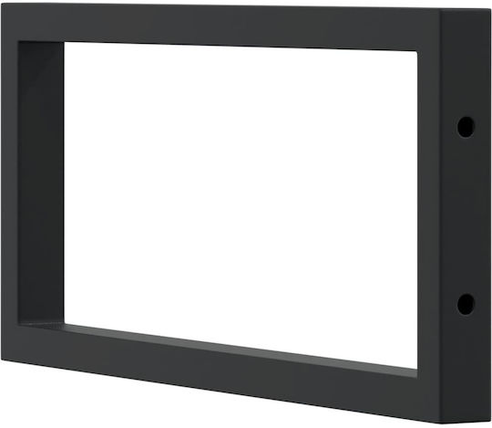 vidaXL Suporturi pentru rafturi din Metal în Culoare Negru 200x450mm 2buc 4007272