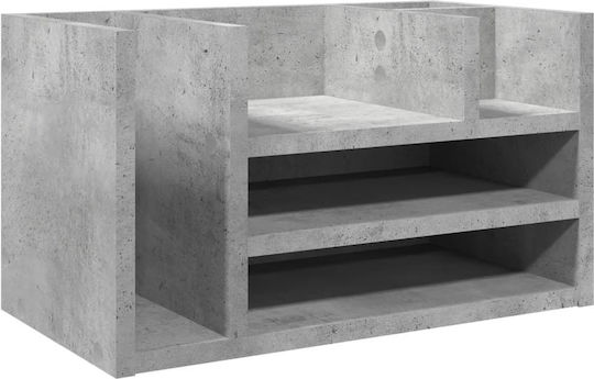 Ξύλινη Θήκη Χαρτιών σε Γκρι Χρώμα 24x25x44.5εκ. 1τμχ