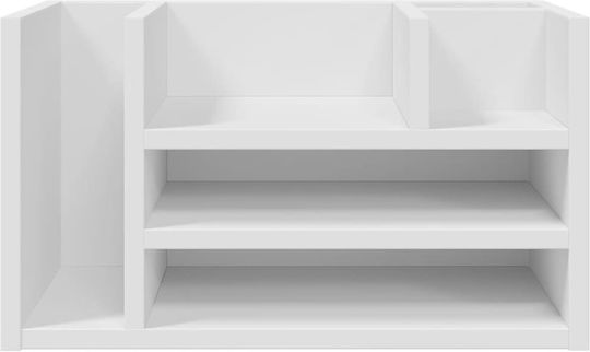 Ξύλινη Θήκη Χαρτιών σε Γκρι Χρώμα 24x25x44.5εκ. 1τμχ