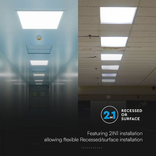 V-TAC LED Panel 36W 59.5x59.5εκ.