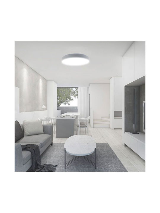 V-TAC Στρογγυλό Εξωτερικό LED Panel 20W με Φυσικό Λευκό Φως