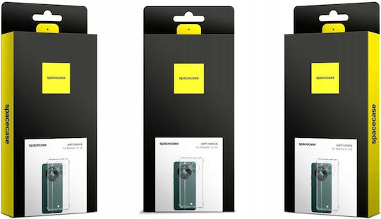 Spacecase Anti-shock Back Cover Silicone 1mm with Strap Transparent (Realme 12 Plus - OEM)