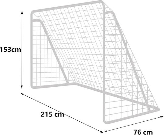 NEO Sport Football Goal 215x153x76cm
