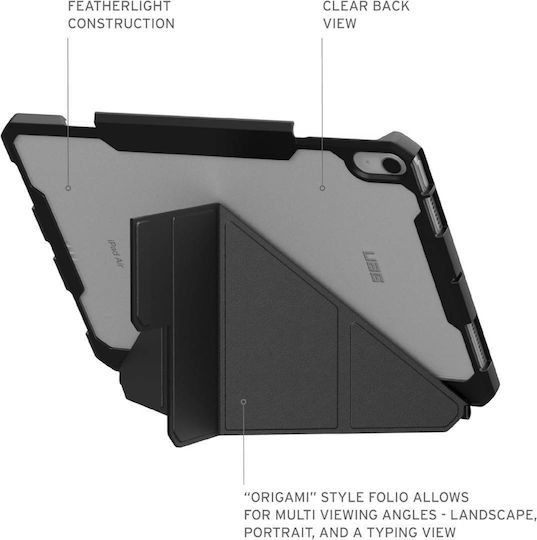UAG Flip Cover Durable with Keyboard Transparent for iPad Air 11" 2024/2025/2026