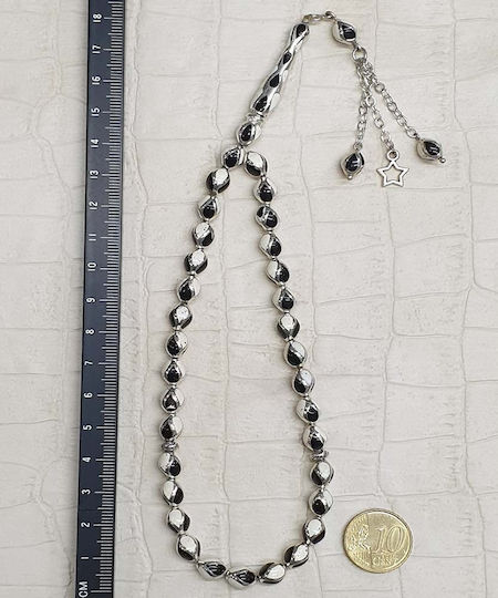 Roloi Komboloi Silver Worry Beads Multicolour 26cm