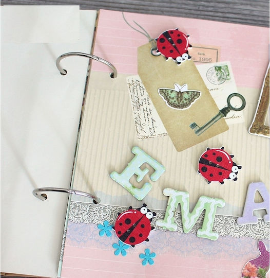 Бележник Scrapbooking 10бр 3x3см