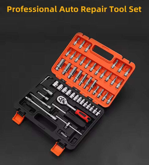 Ratschen- & Steckschlüssel-Sets 1\4" 53Stück