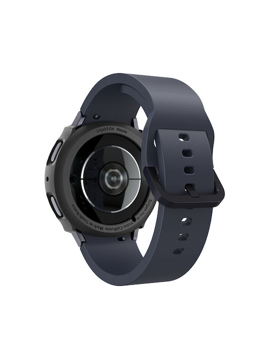 Spigen Liquid Air Silicone Case in Black color for Samsung Galaxy Watch 7 (40 mm)