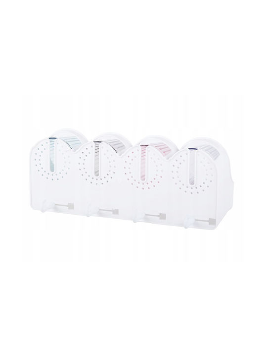 Organizator auto Plastic cu ventuză Albă