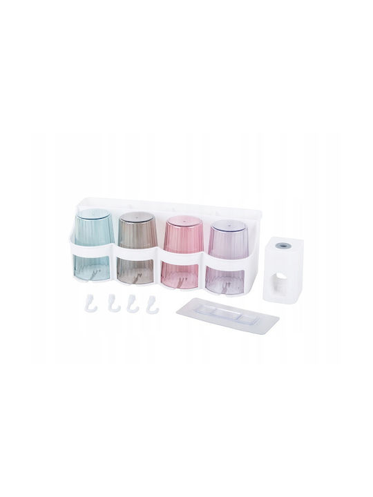 Organizator auto Plastic cu ventuză Albă