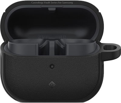 Spigen Caseology Vault Hülle Silikon in Schwarz Farbe für Galaxy Buds3