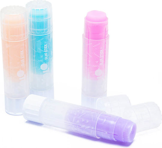 Yolo Κόλλα Stick Παστέλ Χρώματα Yolo για Χειροτεχνίες 8gr 4τμχ