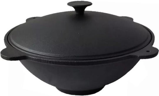 Perfect Home Fontă Pot de stoc cu Diametru 51cm și Înălțime 18cm.