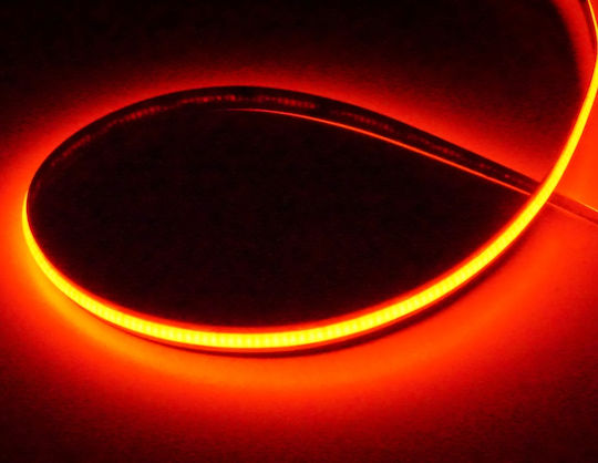 Eco Light Ταινία LED 12V Κόκκινο Φως 5m Τύπου COB