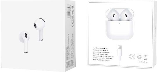 XO Q6 In-ear Bluetooth Handsfree Earphones with Charging Case White