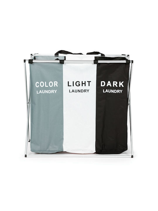 Fabric Laundry Basket 135L 66x61x39cm Multicolour