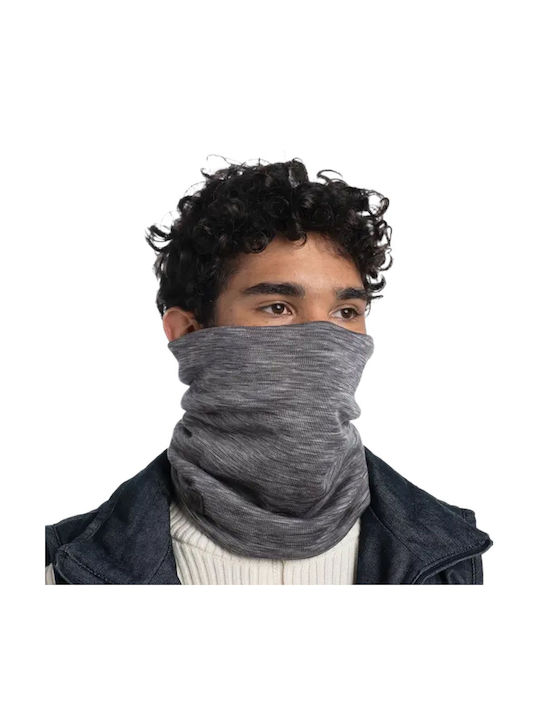 Buff Merino Halswärmer für Motorradfahrer Gray Farbe