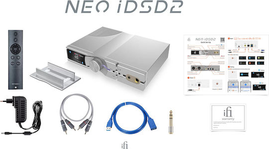 iFi Audio 13425 Преносим Цифров Bluetooth Усилвател за слушалки с DAC Вграден USB и Джак 3.5 мм