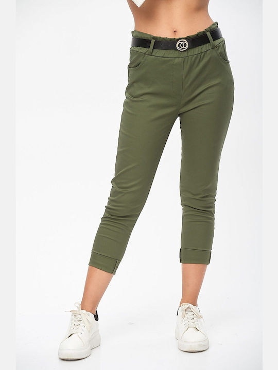 Dress Up Femei Tesatura Pantaloni GREEN