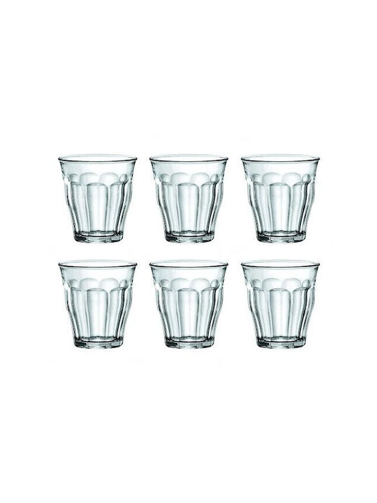 Duralex Picardie Set of Glasses for White Wine made of Glass Stemmed 220ml 4pcs