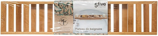 Atmosphera Ραφιέρα Μπανιέρας Bamboo 70x15x4.5cm Καφέ