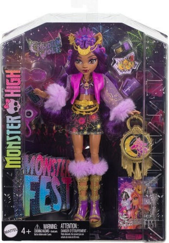 Mattel Monster High Clawdeen Κούκλα Λύκος Glam Στολή Γιορτής Hxh80