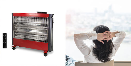Gruppe NGF-24IFR Quartz Heater 2400W Red
