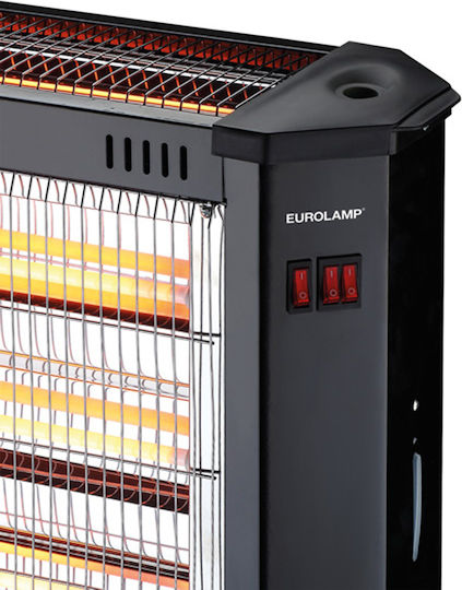 Eurolamp Quartz Heater with Fan 2400W