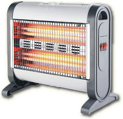 Telemax QH-1601 Quartz Heater with Fan 1600W Silver