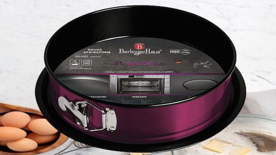 Berlinger Haus Purple Eclipse Collection Форма за сладкарство за кексове Кръгла от алуминий с отделяща се основа 26x26x6.8бр 1бр