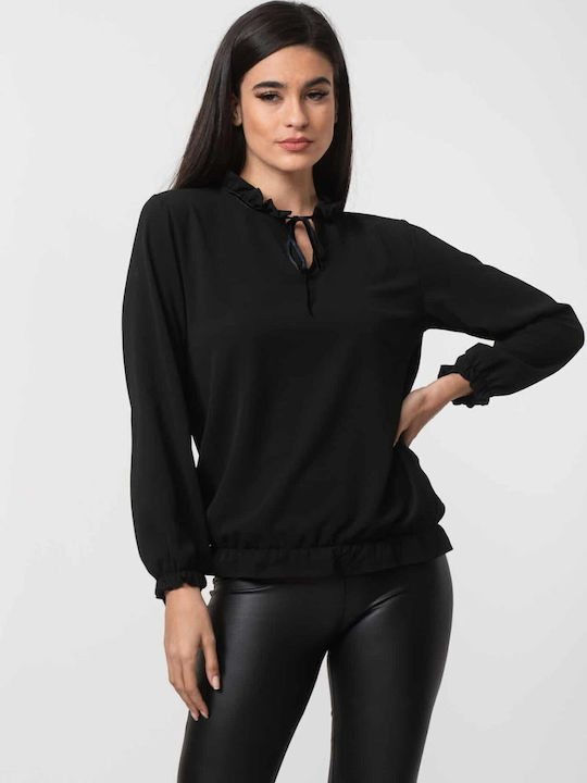 Dress Up Women's Blouse Black