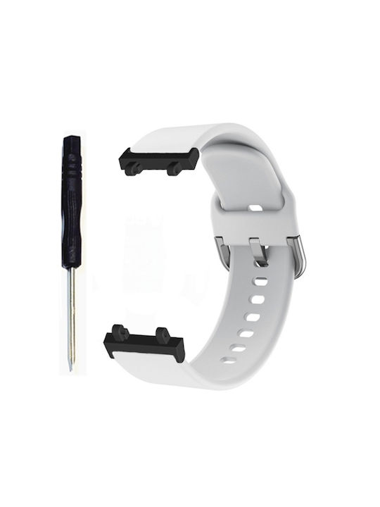 Curea Silicon Alb (Amazfit T-Rex 2) Curea Silicon Alb (Amazfit T-Rex 2)