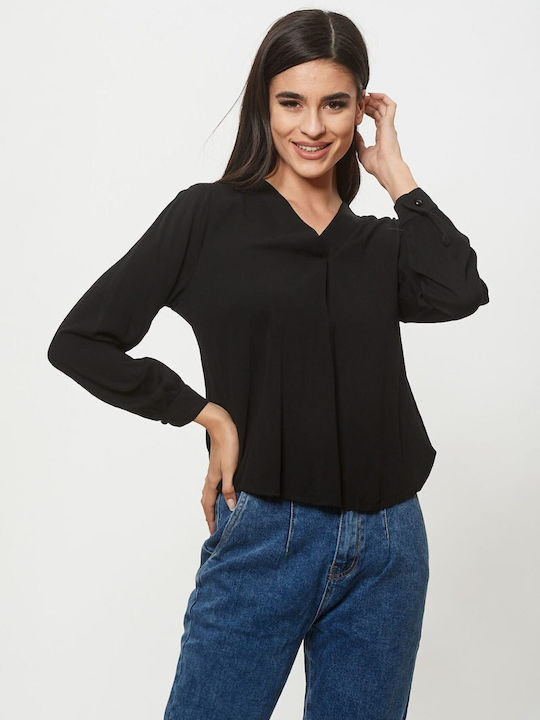 Dress Up Women's Blouse Black